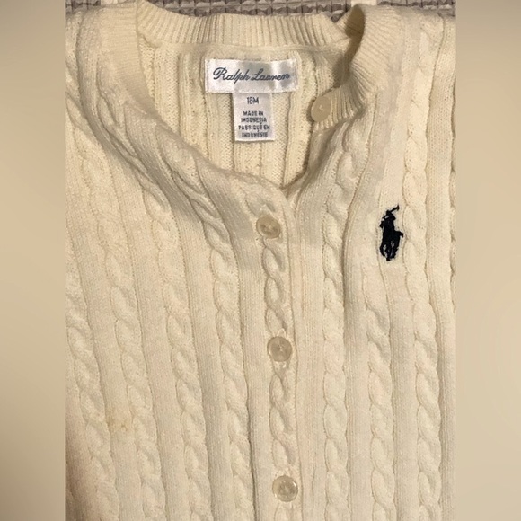 Ralph Lauren Girls Sweater - 18 months - Picture 3 of 3